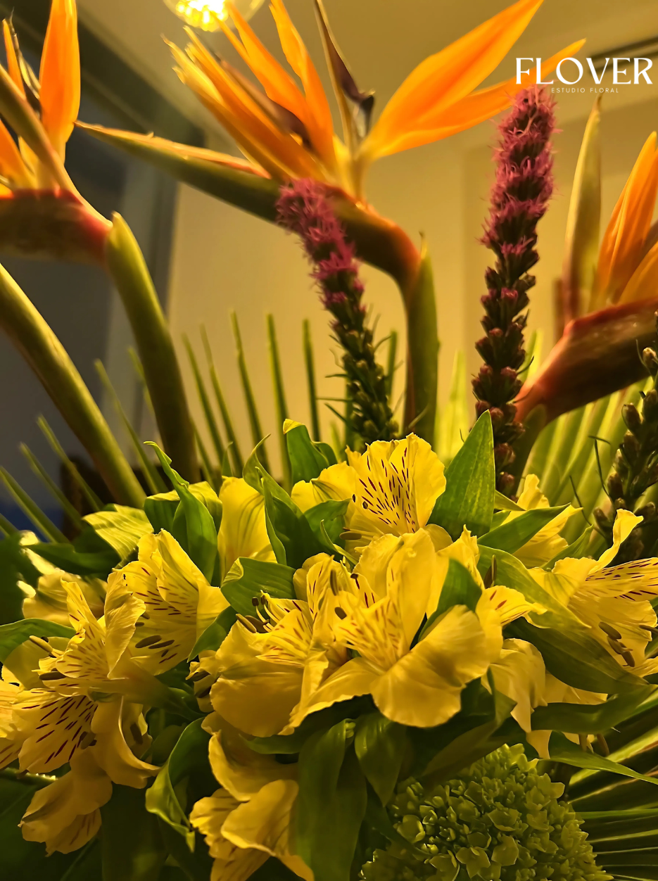 Jarrón Ave del Paraíso