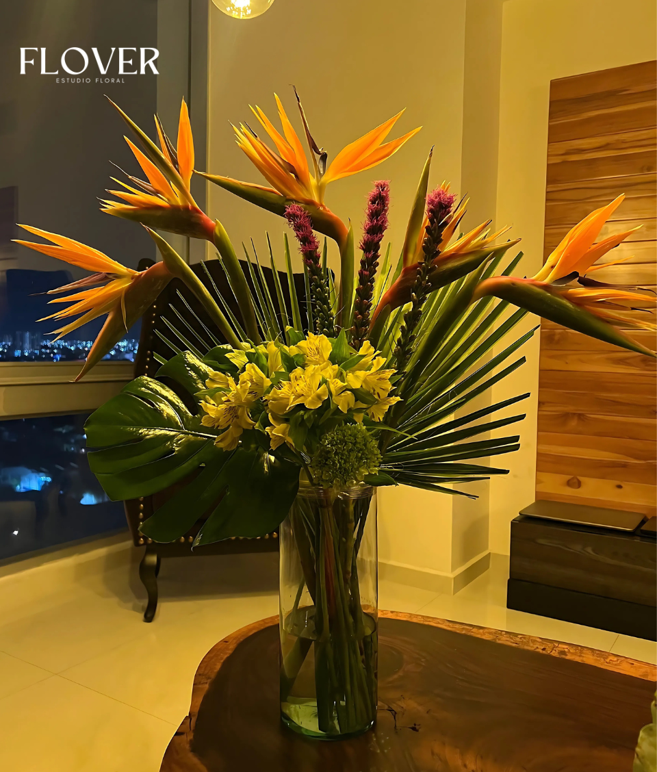 Jarrón Ave del Paraíso