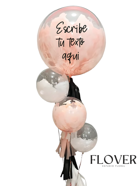 Arreglo burbuja gigante melón